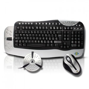 LUXOR Cordless NavigMan Duo LX-8 Office Keyboard