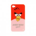 Étui dur pour iPhone 4 Angry Birds rouge