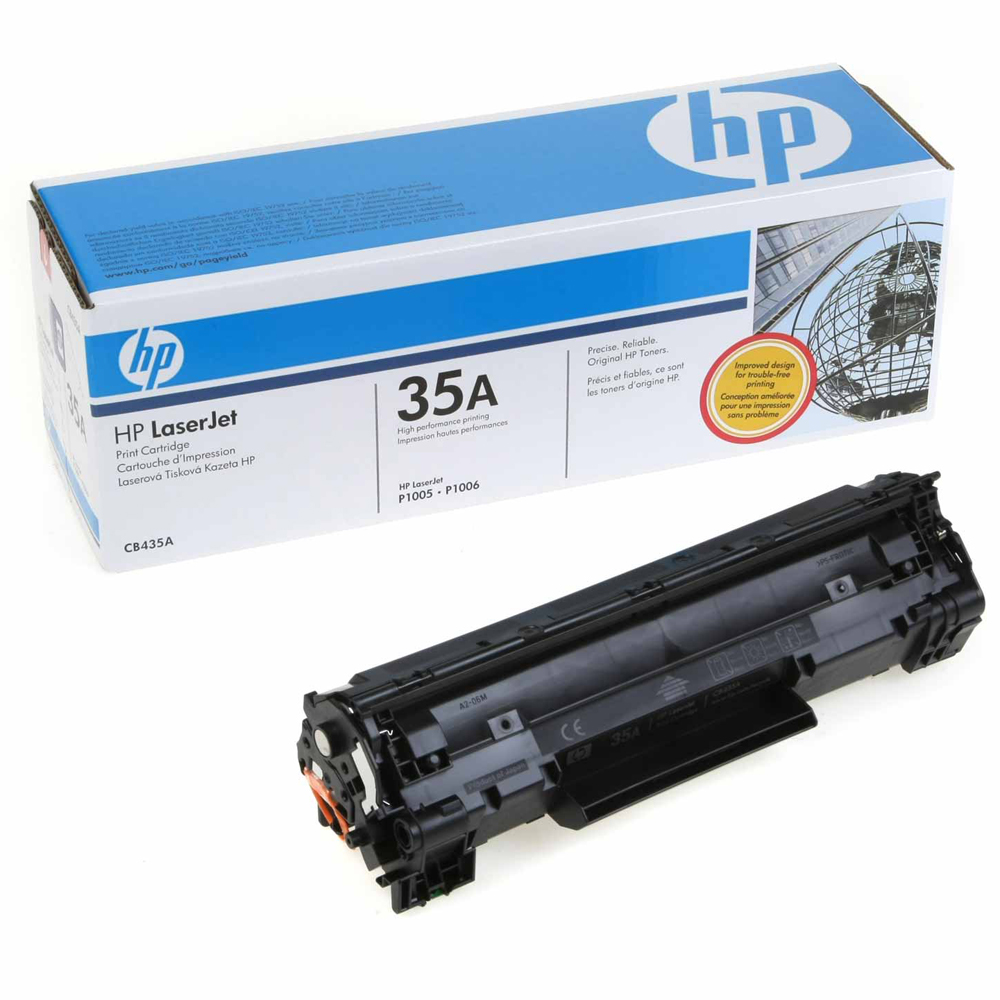 HP 35A (CB435A) OEM Black Toner Cartridge