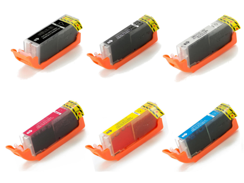 Canon PGI-270XL & CLI-271XL BK/GY/C/M/Y New Compatible Ink Cartridges Combo Set Canon PGI-270XL & CLI-271XL BK/GY/C/M/Y New Compatible Ink Cartridges Combo Set