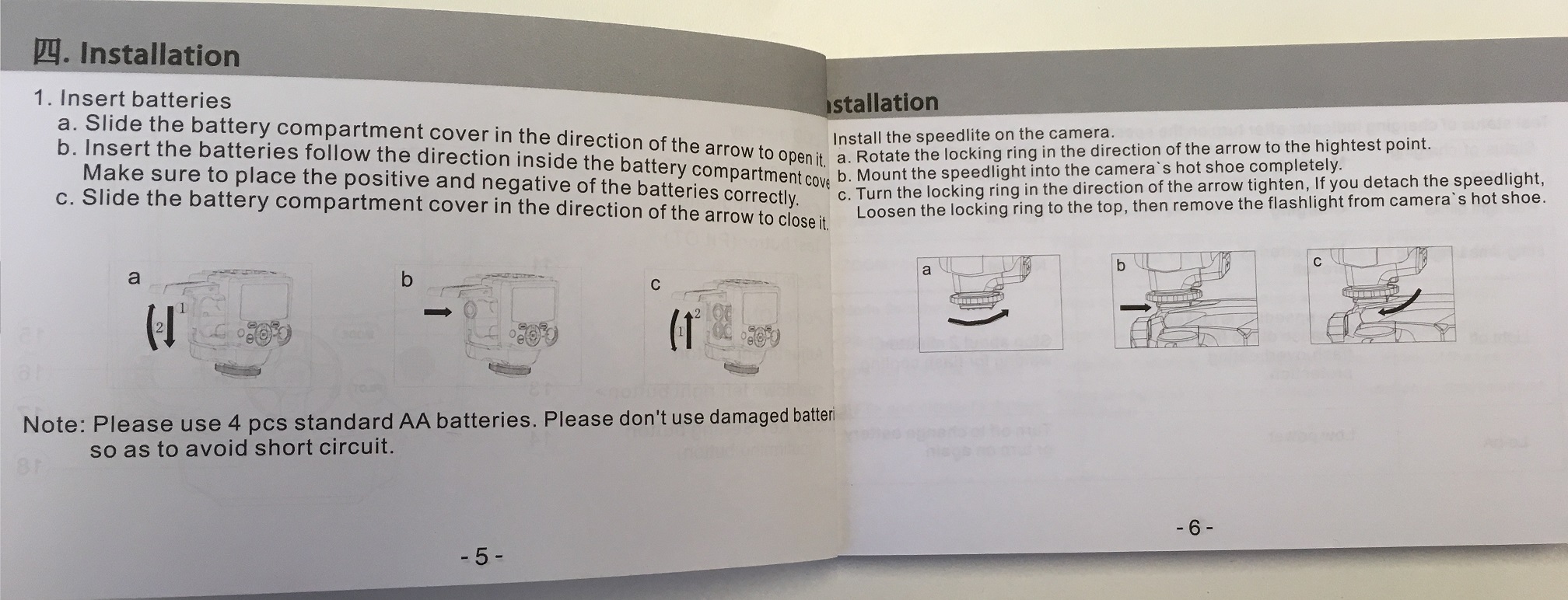 User Manual for Speedlite VK430