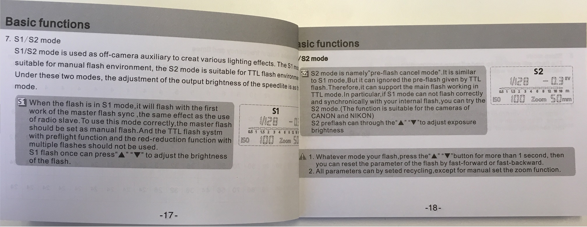 User Manual for Speedlite VK430