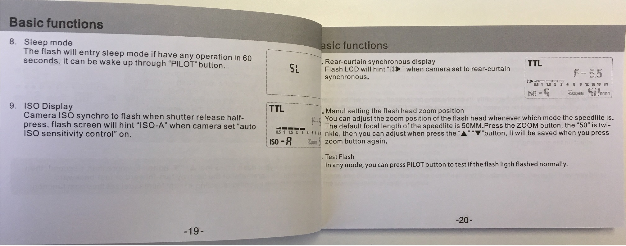 User Manual for Speedlite VK430